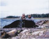 Archery Black Bear Huntiung in Newfoundland Canada.