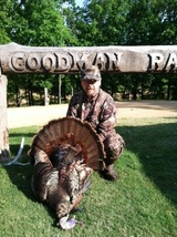 Spring turkey hunting at Goodman Ranch.