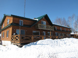 Quebec Hunting, Fishing Cabin in Winter.