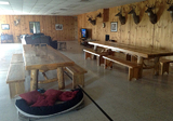 Illinois Deer Hunting Lodge Dining Tables.