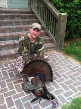 Owner-Barrett Boulware with his first double bearded tom...making this his 53rd bird taken his self
