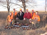 Pheasant Hunting Group at Maple River Pheasant Hunts. 