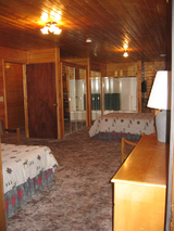 Cabin main bedroom